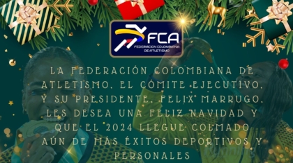 Tarjeta Navidad Federación de Atletismo COL-web